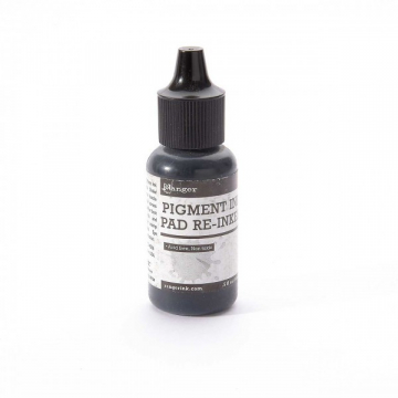 Stempelfarbe Ranger Pigment Ink Refill - Black Tie · Schwarz