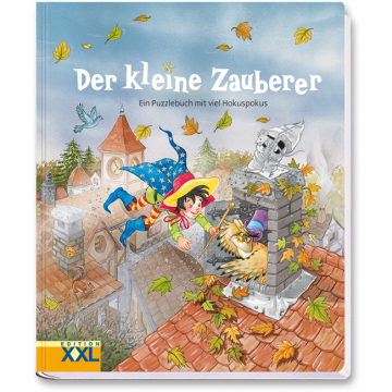 Der kleine Zauberer - Puzzlebuch mit 4 Puzzle