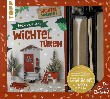 Kreativ-Set: Weihnachtliche Wichteltüren