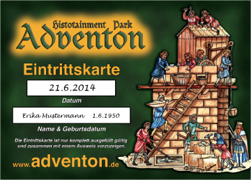 Vorverkaufskarte Kind Tagesticket Herbstfest / Große Schlacht 14.-15.10.2023