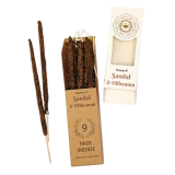 Räucherstäbchen Green Tree Sandal & Olibanum Botanical Incense, 9 dicke Stäbchen