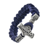 Armband Parakord Thors Hammer, Edelstahl